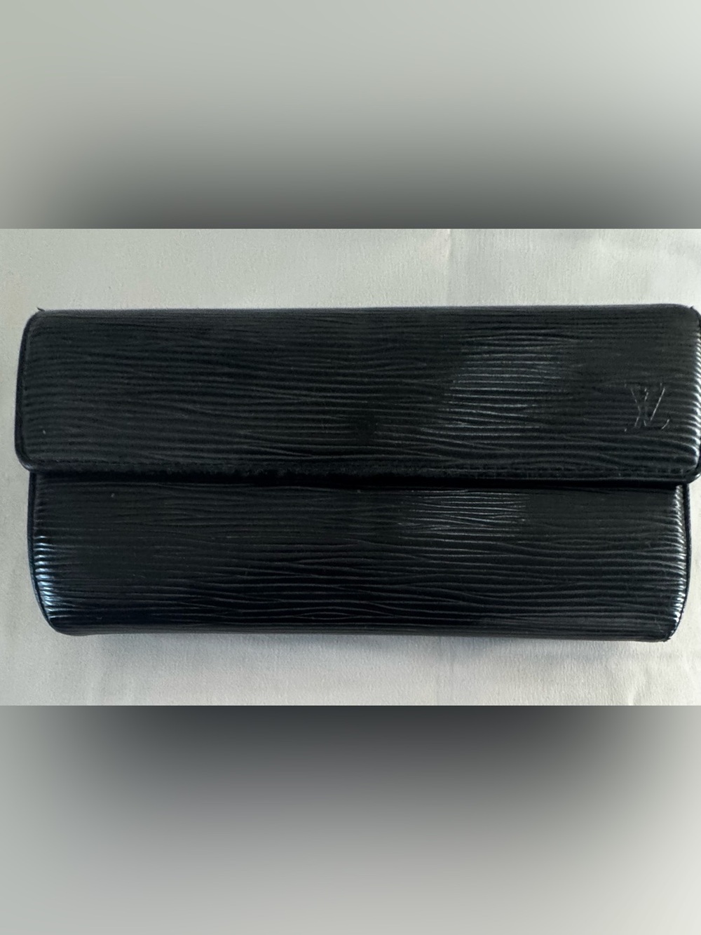 Louis Vuitton Black EPI Sarah Wallet